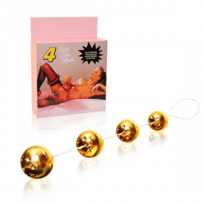 Вагинальные шарики - 4 GOLD BALLS 50177